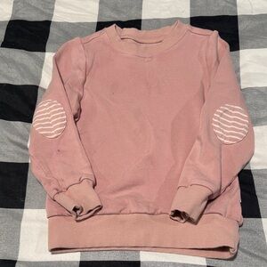 🖤Little Sleepies Mauve Blush Elbow Patch Crewneck Sweatshirt🖤